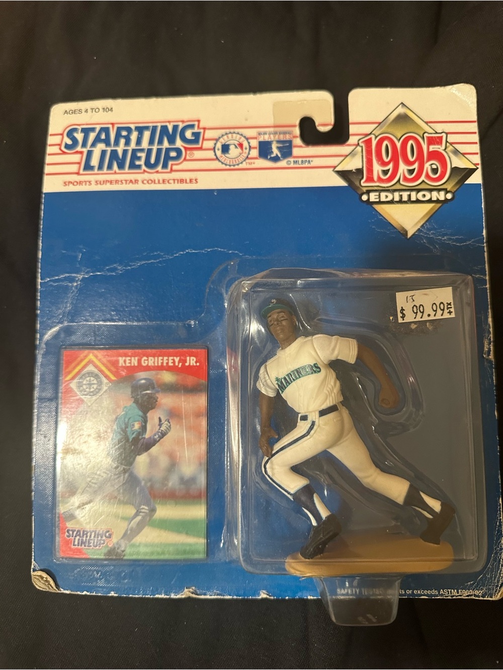 1995 Ken Griffey Jr. Seattle Mariners Action Figure starting lineup
